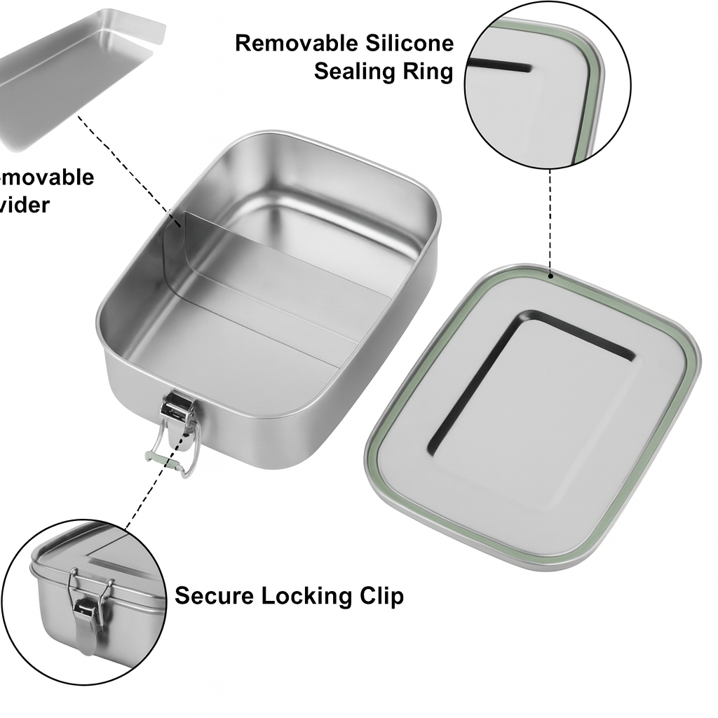 Stainless Steel Bento Lunch Box