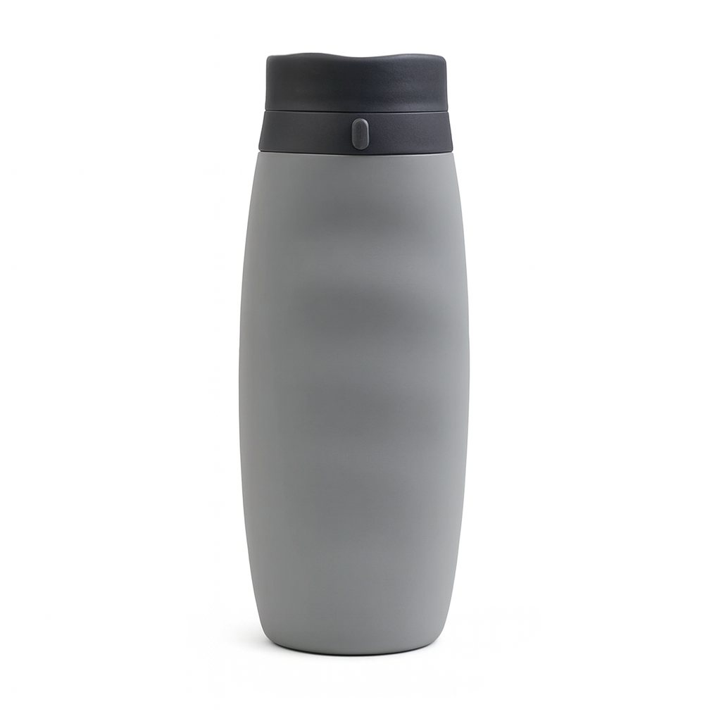 Foldable Silicone Sports Water Bottle 600ml