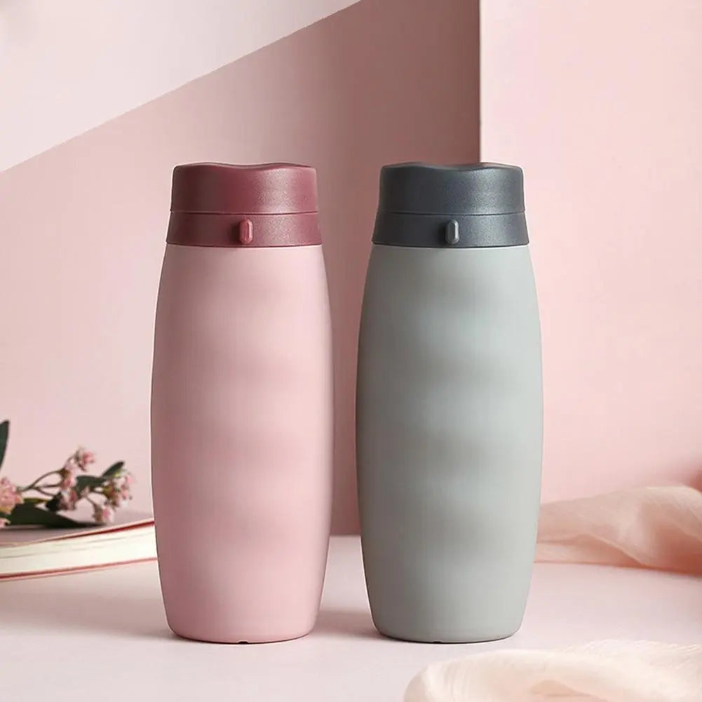Foldable Silicone Sports Water Bottle 600ml