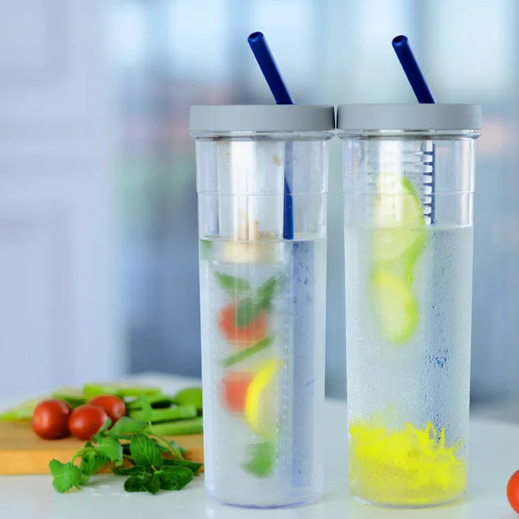 Portable Fruit Infuser Sports Water Bottle