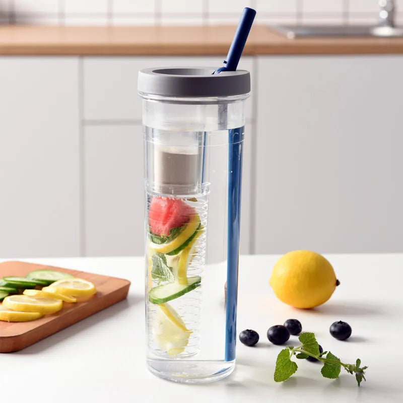 Portable Fruit Infuser Sports Water Bottle