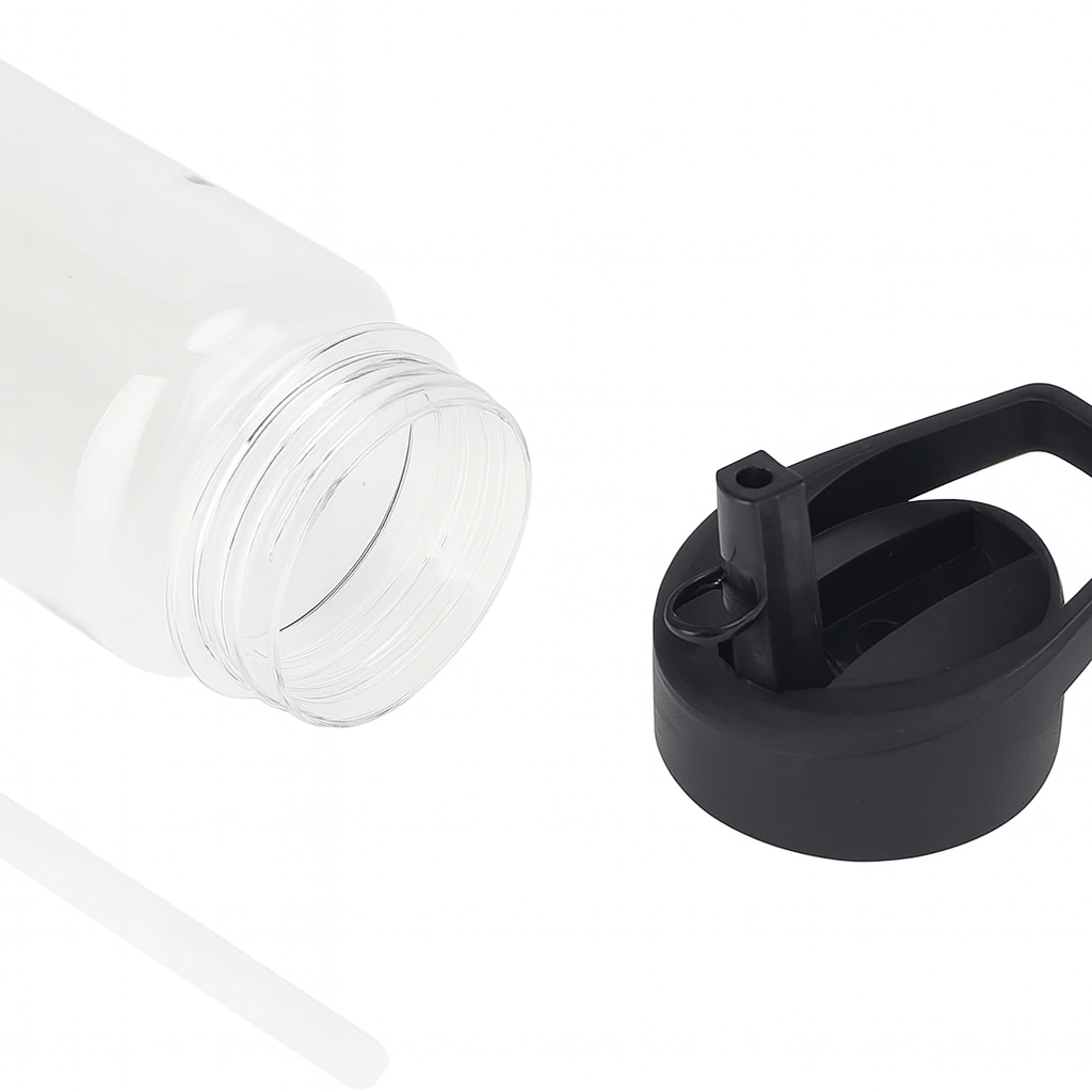 Tritan Clear Water Bottle with Straw